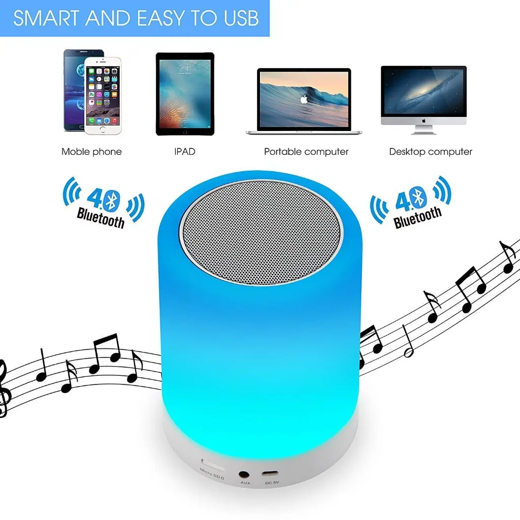 Touch lamp portable Speaker-4.webp
